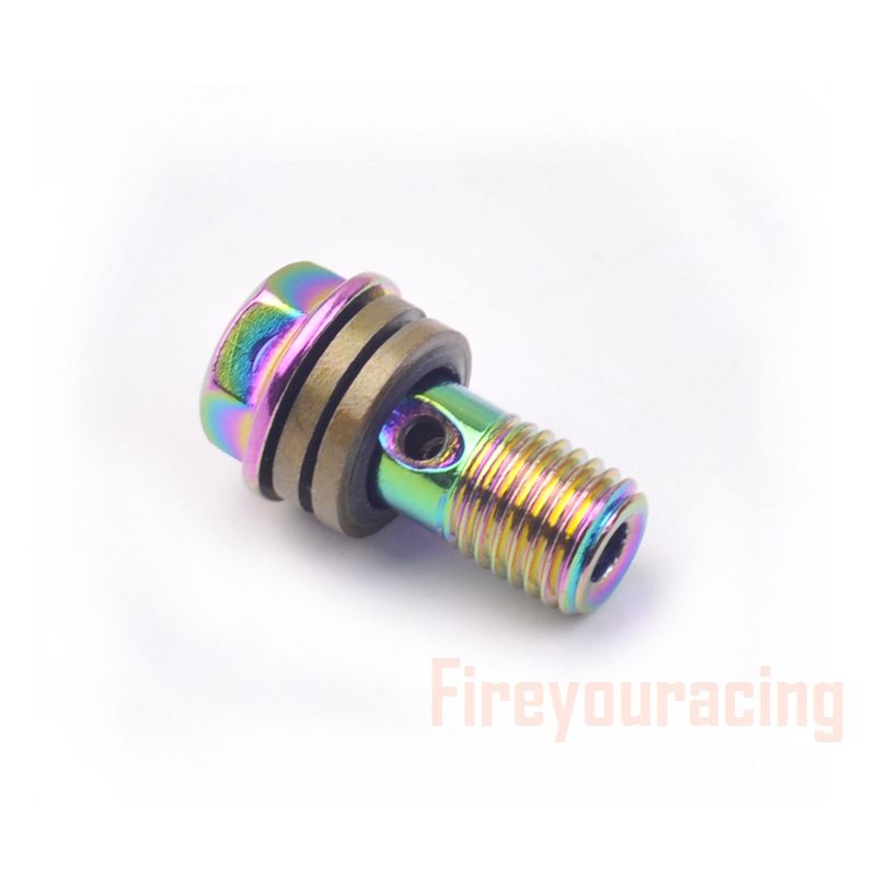 Fireyouracing Motorcycle Brake Hose Hydraulic Clutch Pump Master Cyder Banjo Screw Oil Output Bolts Nuts M10 Colorfuls_voghion.com