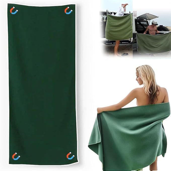 Asciugamano da bagno magnetico per esterni Asciugamano da bagno magnetico per esterni Asciugamano da bagno in fibra ad asciugatura rapida_voghion.com