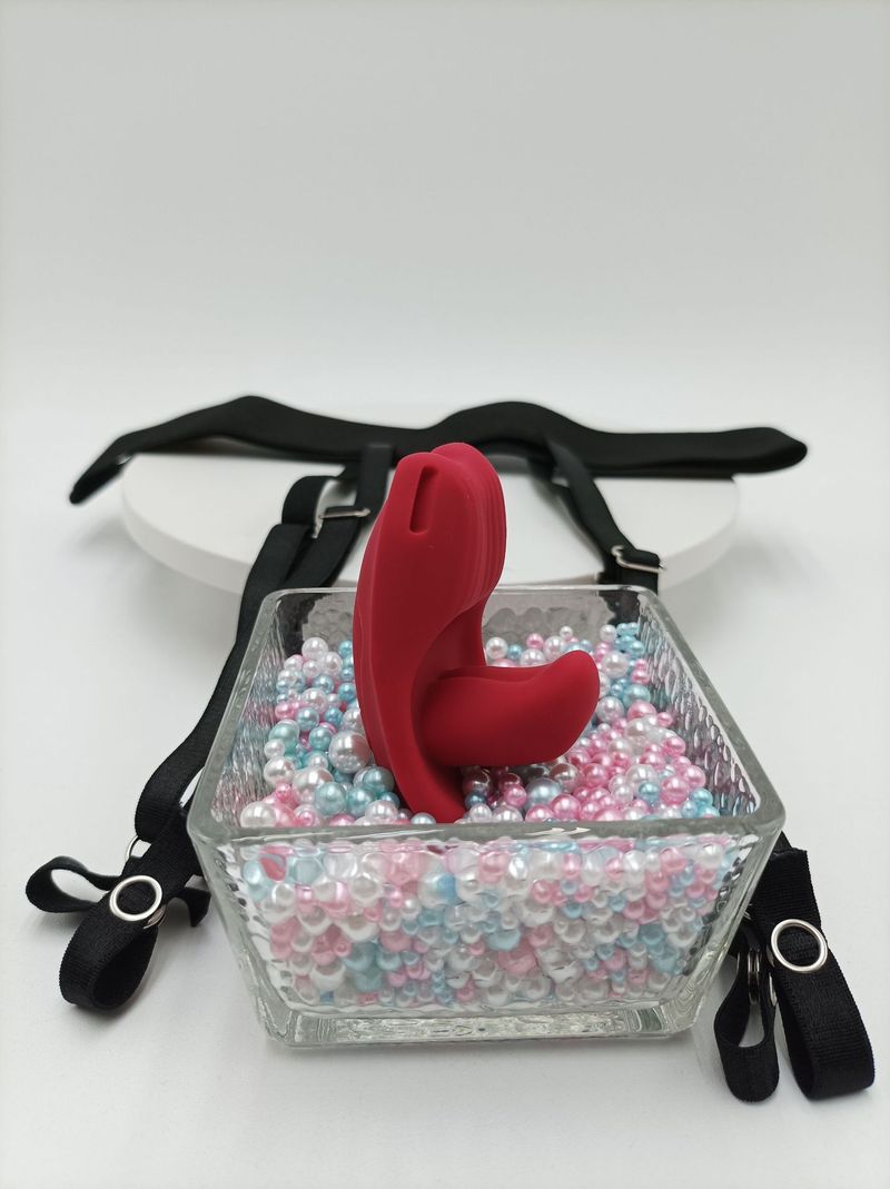 Ruby Tragbarer Vibrationsmassager für Frauen, kabellose Fernbedienung, App-kompatibel, Sexspielzeug für Paare und Erwachsene_voghion.com