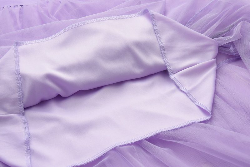 new autumn style temperament high waist slimming super fairy flower bud irregular mesh skirt female 8063_voghion.com