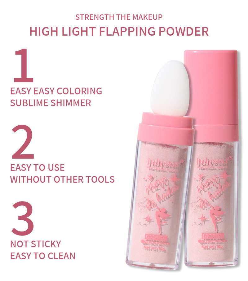 Fairy-kloppoeder, verheldering van het volledige lichaam, herstel van het natuurlijke driedimensionale uiterlijk, poederblusher,_voghion.com