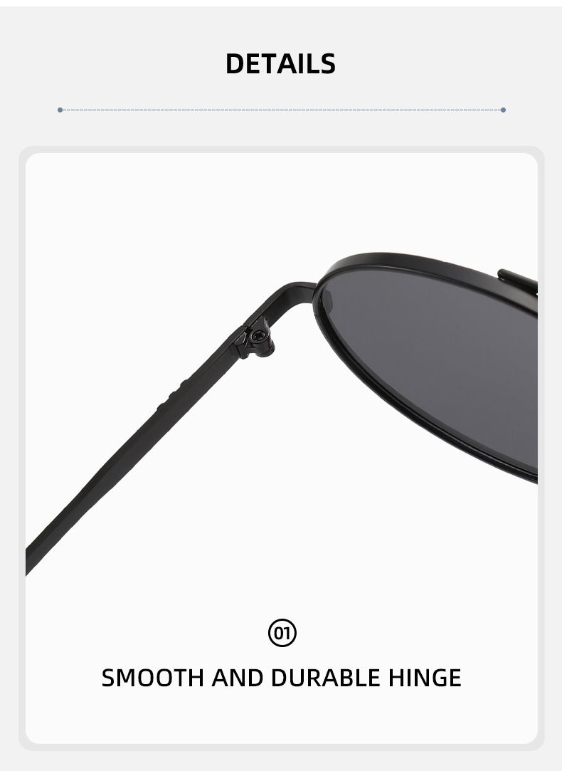 Nuevas gafas de sol de doble haz premium con montura ovalada, gafas de sol clásicas de moda con protección solar ultravioleta_voghion.com