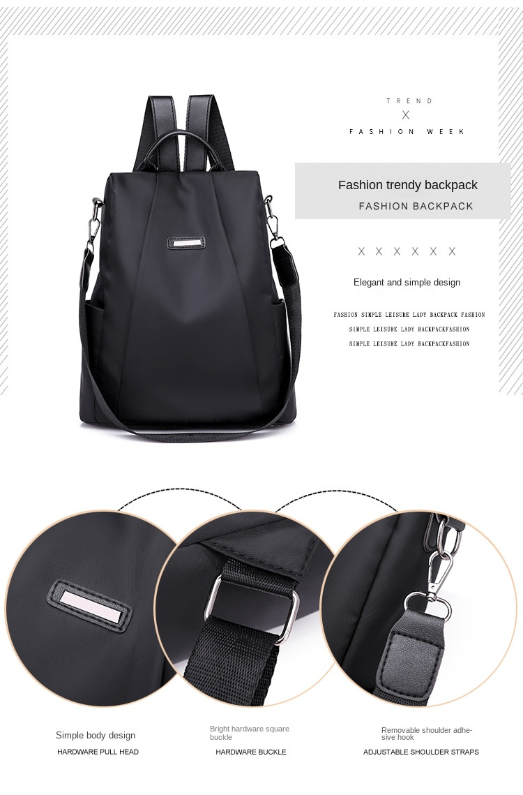 Modni nahrbtnik proti kraji, ženske priložnostne vodoodporne šolske torbe za najstnice, večfunkcijska torba za čez ramo, potovalni nahrbtnik_voghion.com