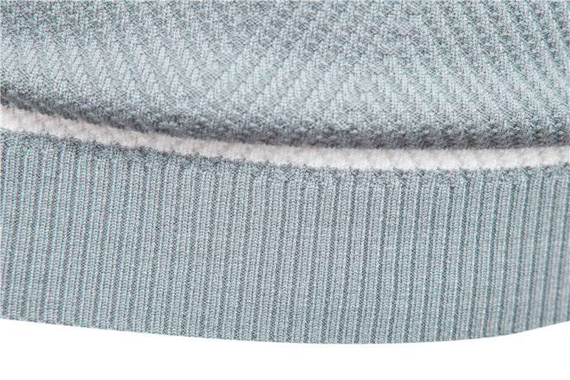 Neue Herbst Pullover Männer Pullover Oansatz Patchwork Langarm Warme Dünne Pullover Männer Casual Mode Pullover Männer Kleidung_voghion.com