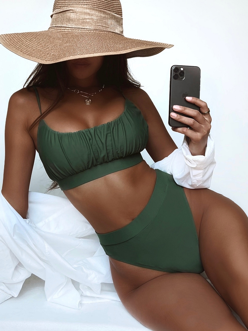 Sieviešu modes bikini peldkostīms bez lencītēm_voghion.com