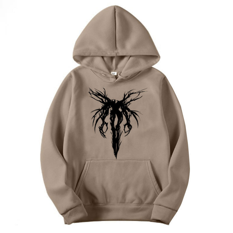 Ropa para hombre Sudadera oscura Sudadera con capucha para hombre y mujer Sudadera con capucha gótica Harajuku para parejas Sudadera con capucha deportiva informal de talla grande_voghion.com