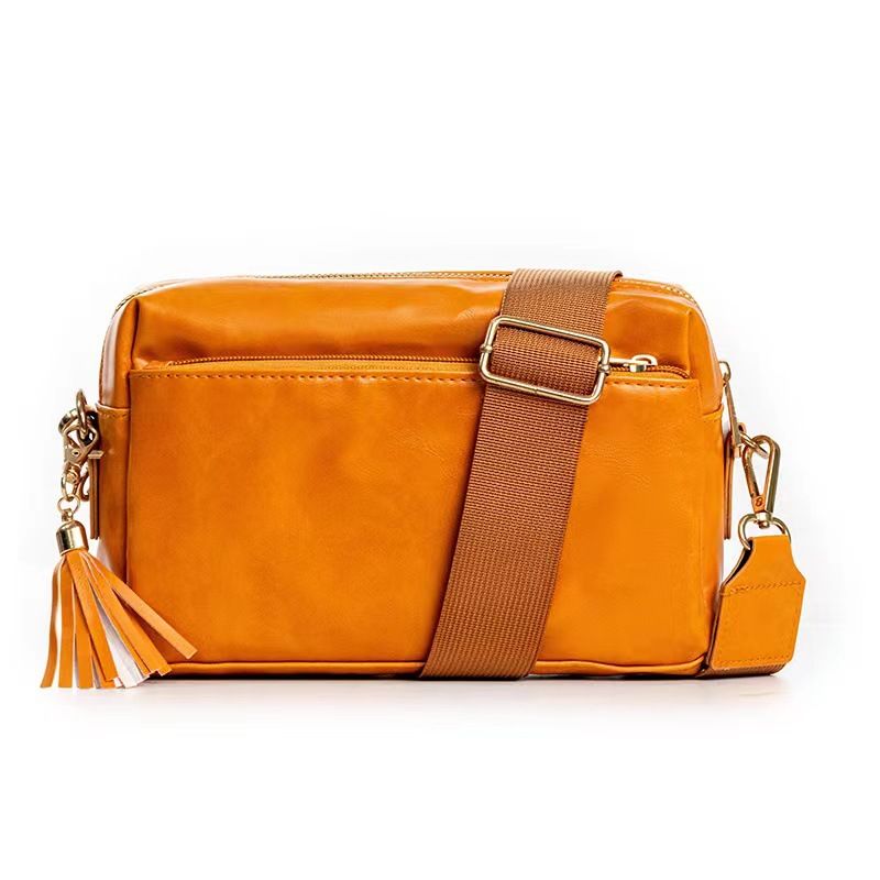 Andralyn Women's Fashion European and American Retro Tassel Small Bag with Multiple Compartments Single Shoulder Oblique Strap Wide Shoulder Bag_voghion.com