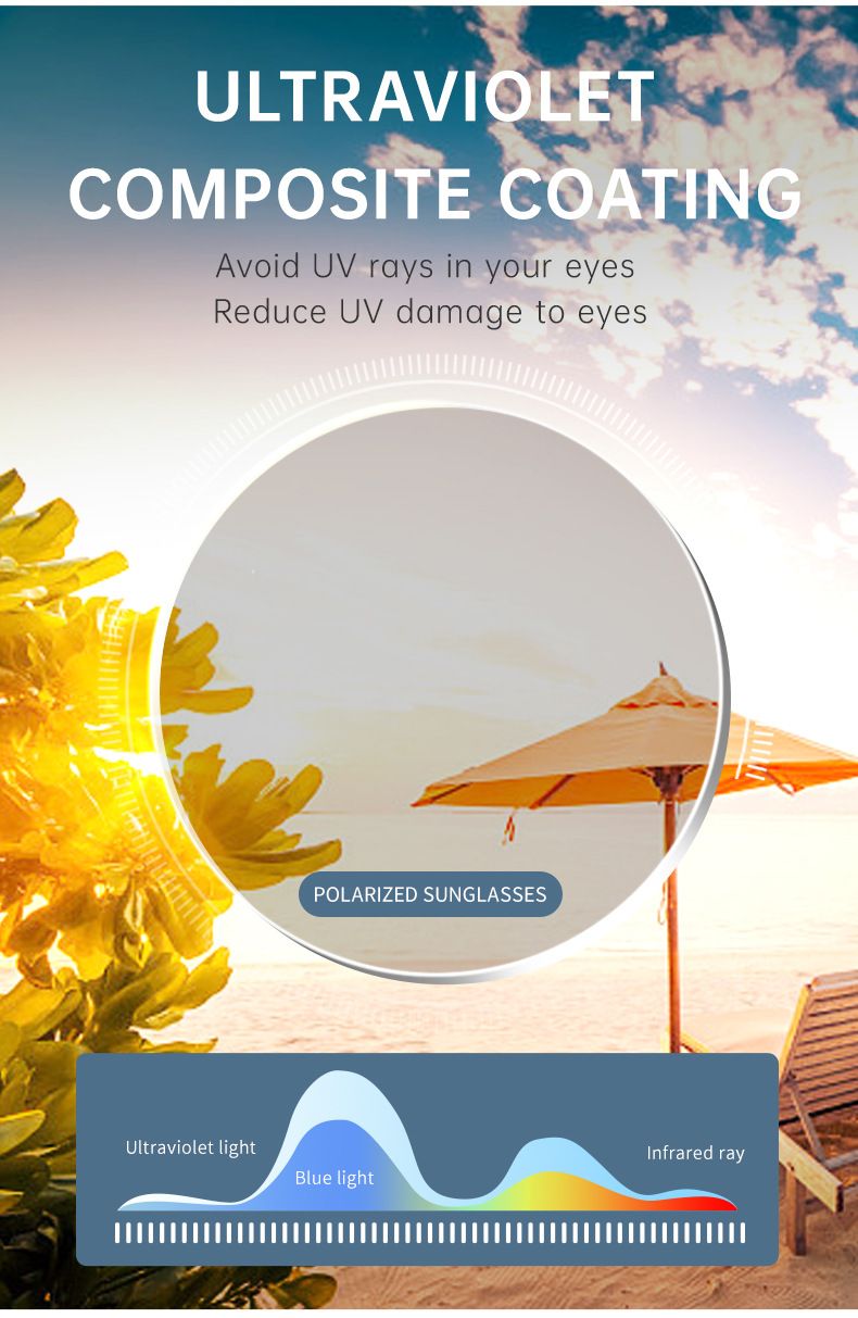 2024 New Square Frame Polarized Sunglasses for Men Sunscreen Aluminum Magnesium Sunglasses for Men Trendy Cross-Border Wholesale Sunglasses_voghion.com