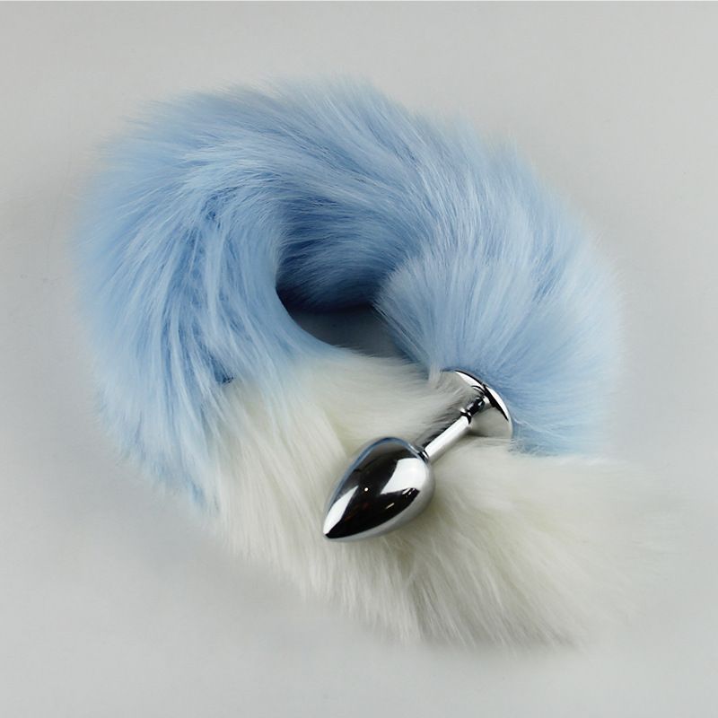 Prodotti sessuali per l'espansione anale della schiava femmina, coda di pelo artificiale in metallo, plug anale, coda di volpe, plug anale BackCourt, sesso di generazione_voghion.com