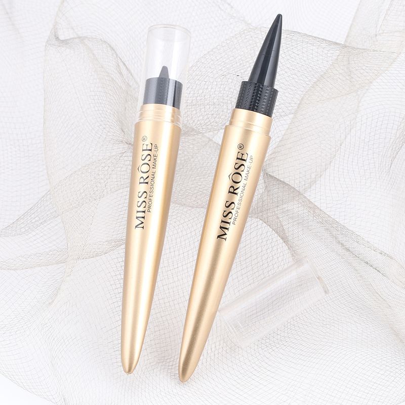 Missrose Cool Black Rich Eyeliner Delineador Colorido À Prova D'Água Não Borra Caneta Delineadora_voghion.com