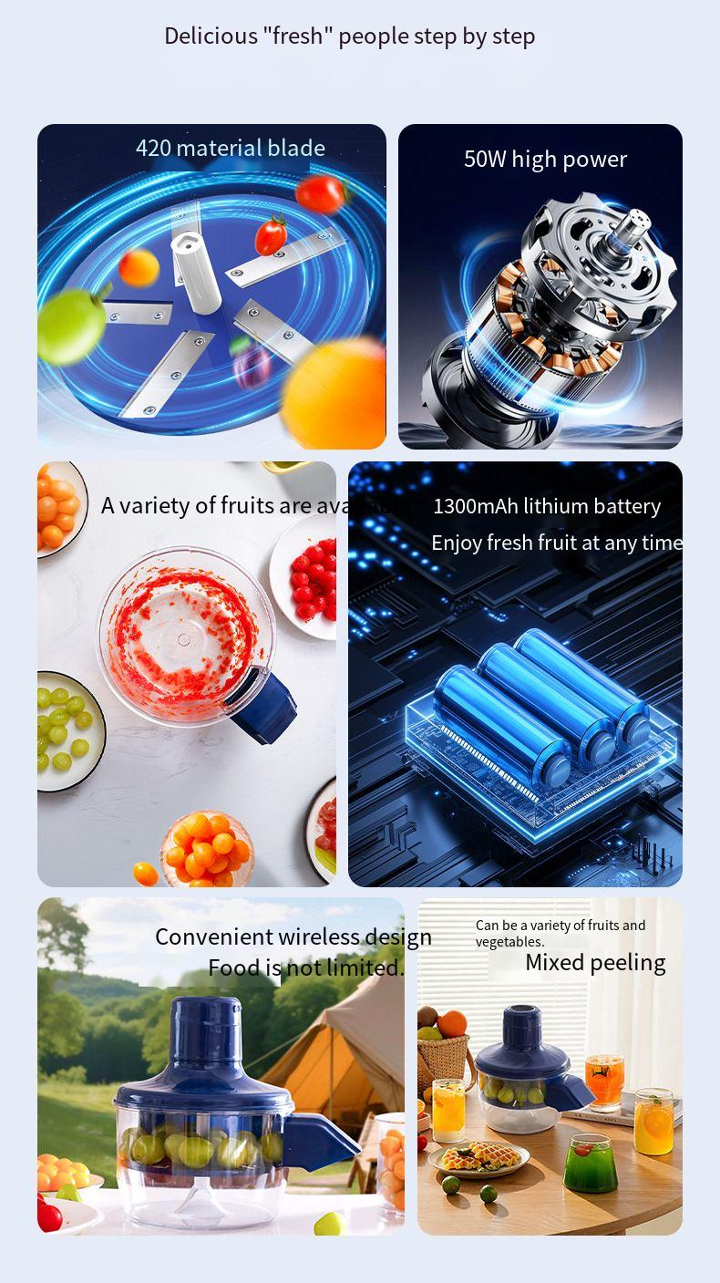 Pelador de uvas eléctrico automático para pelar frutas y verduras._voghion.com