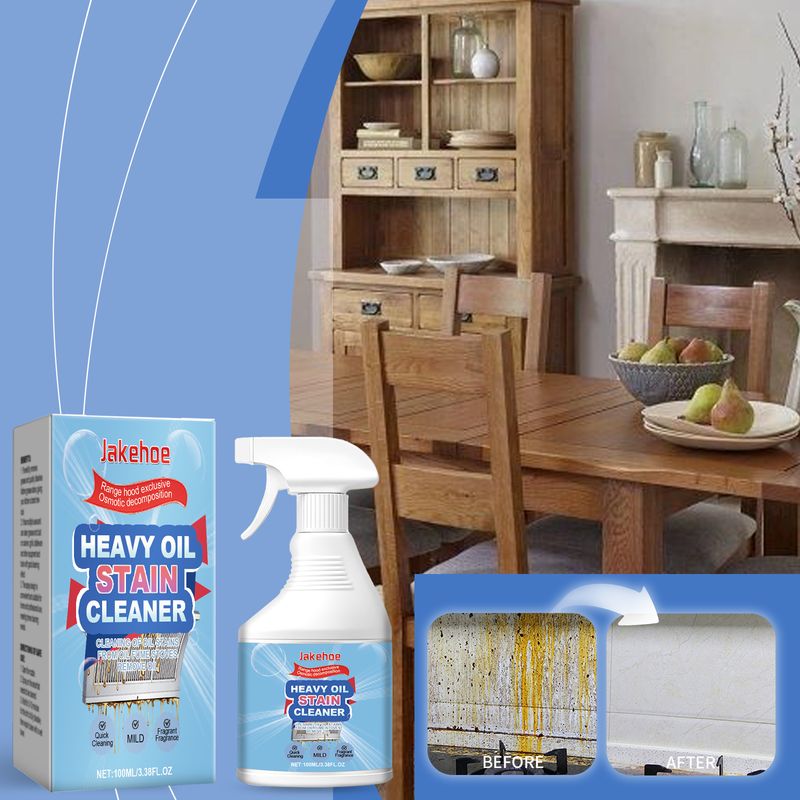 Jakehoe Heavy Oil Cleaning Agent, Household Stove Kitchen Hood To Remove Oil Stains Multi-Functional Cleaning Agent_voghion.com