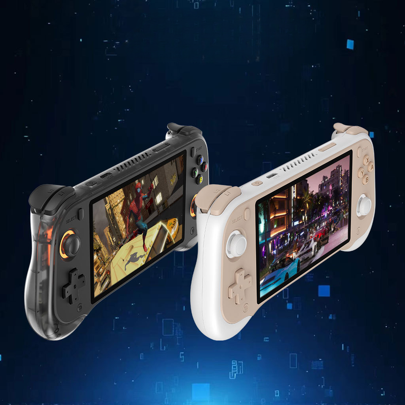 Az új H55 nagyfelbontású IPS nagyképernyős, nyílt forráskódú kézi játékkonzol PSP GB kétjátékos csatákat is lejátszhat._voghion.com