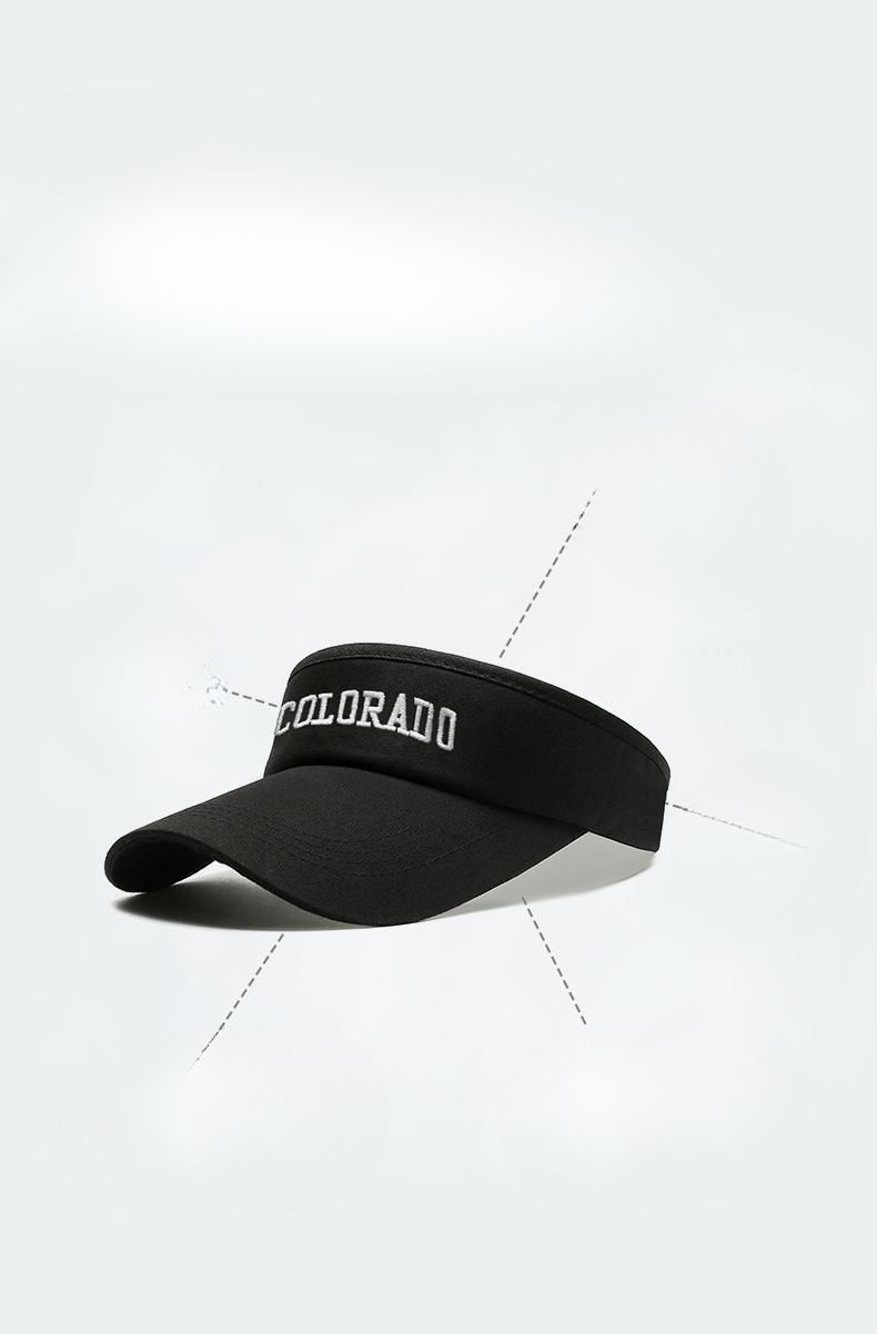 Hochwertiger Sommer-Sonnenschutz-Entenschnabelhut mit offenem Oberteil für Damen, Internet-Promi, Sport-Sonnenhut mit Gesichtsschutz ohne Oberteil_voghion.com