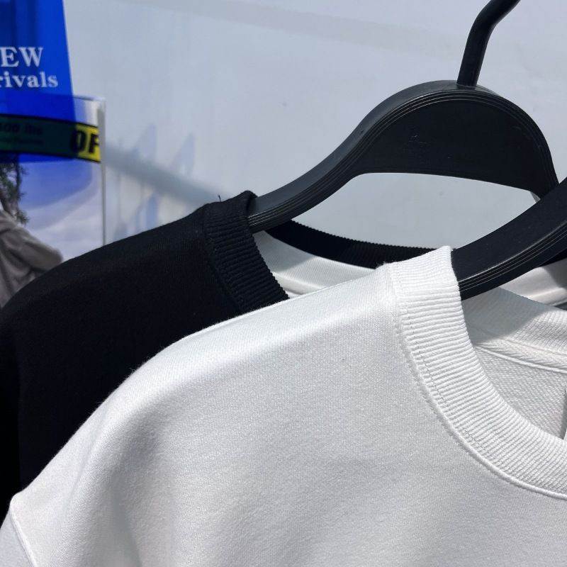 Men's Clothing Men's autumn and winter round neck sweatshirt letter printing youth fashion loose couple pullover sweatshirt trend_voghion.com