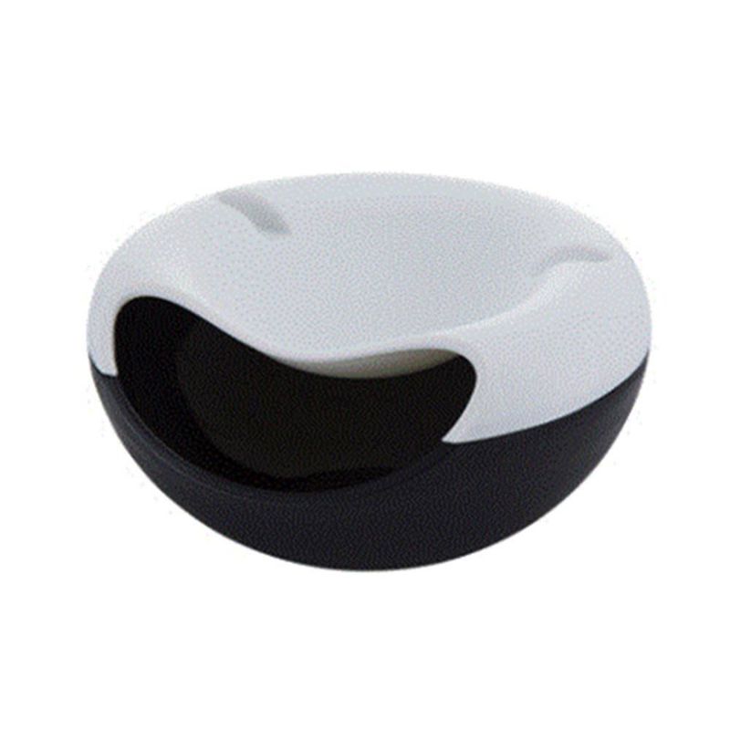 2 stuks A1-containers Snacks Zaden Opbergdoos Afvalhouder Bord Schotel Organizer Met Telefoonhouder Creatieve Kom Dubbel MJ1104_voghion.com