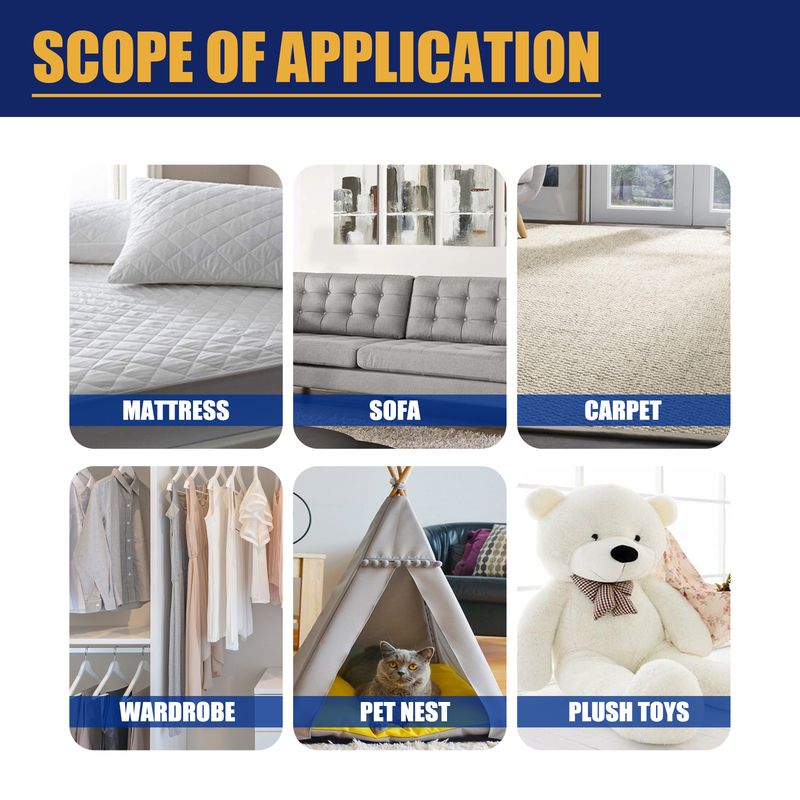 South Moon Natürliches Milbenspray, Spray zur Entfernung von Milben und Läuseeiern aus Schlafzimmer, Sofa, Bettwäsche und Textilien_voghion.com