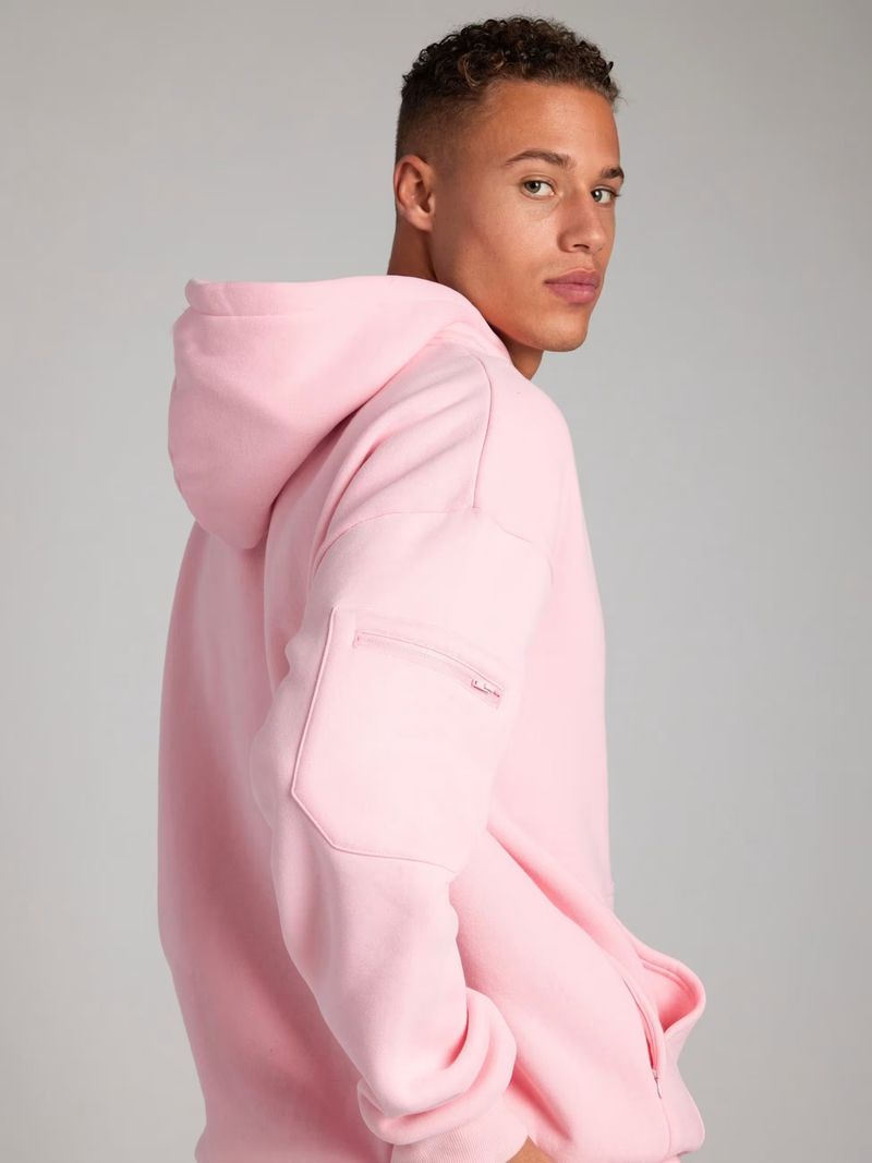 Damenbekleidung: Kapuzenpullover und Jogginghose-Set – einfarbiges Herbst-Winter-Loungewear-Zweiteiler-Outfit mit Schlafmaske_voghion.com