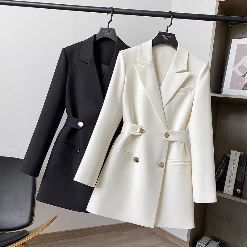 2023 Suit Coat Woen's Spring Autun New Fashion White Blouse Blazers for Woen Chic and Elegant Woan Jacket Casual_voghion.com