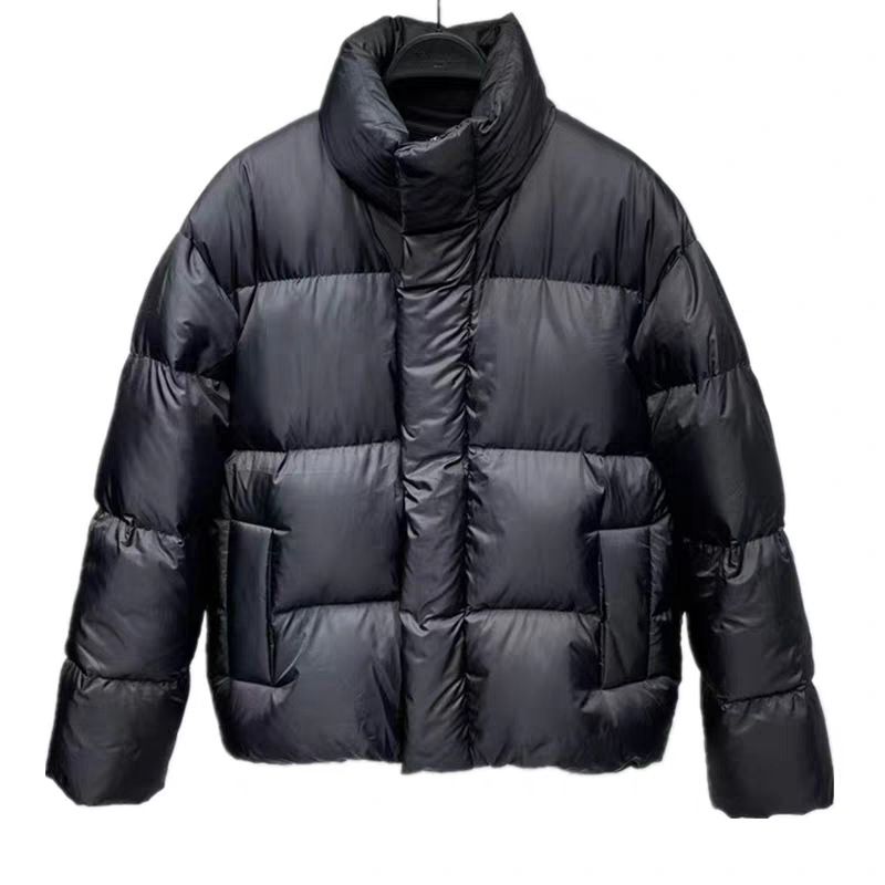 Winter New Fashion Short White Duck Down Casual Puffer Jacket Simple Coat For Men_voghion.com