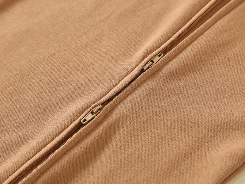 Ropa para niños Ropa de bebé Mono para gatear con cremallera de un pie de largo para bebés recién nacidos Ropa para gatear_voghion.com