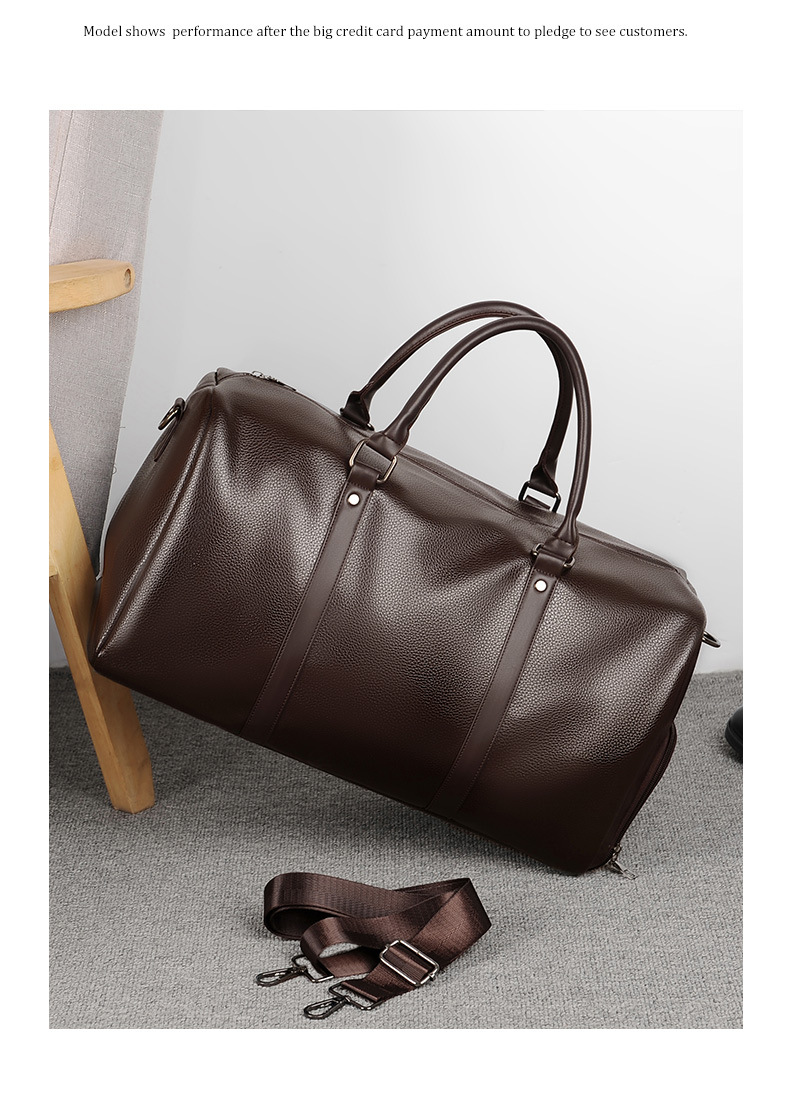 Neue Reisetasche mit Trocken-Nass-Trennung, Übungs-Yogatasche, separatem Schuhfach, Fitnesstasche mit großem Fassungsvermögen_voghion.com