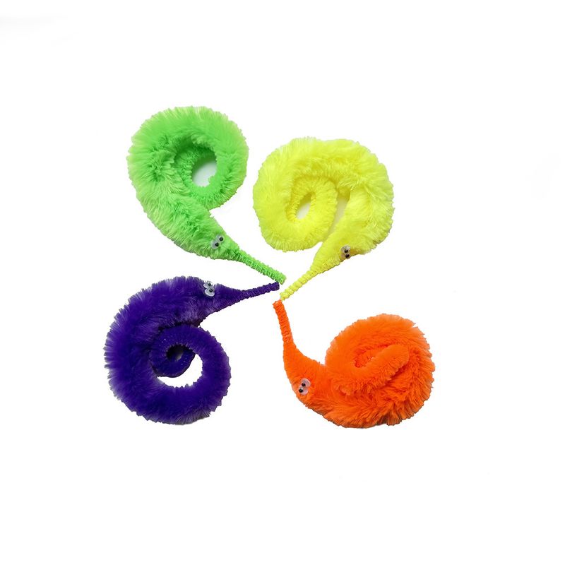 Giocattolo interattivo per gatti che si inseguono, che si inseguono e si prendono gioco della noia, auto-intrattenimento, bruco colorato_voghion.com