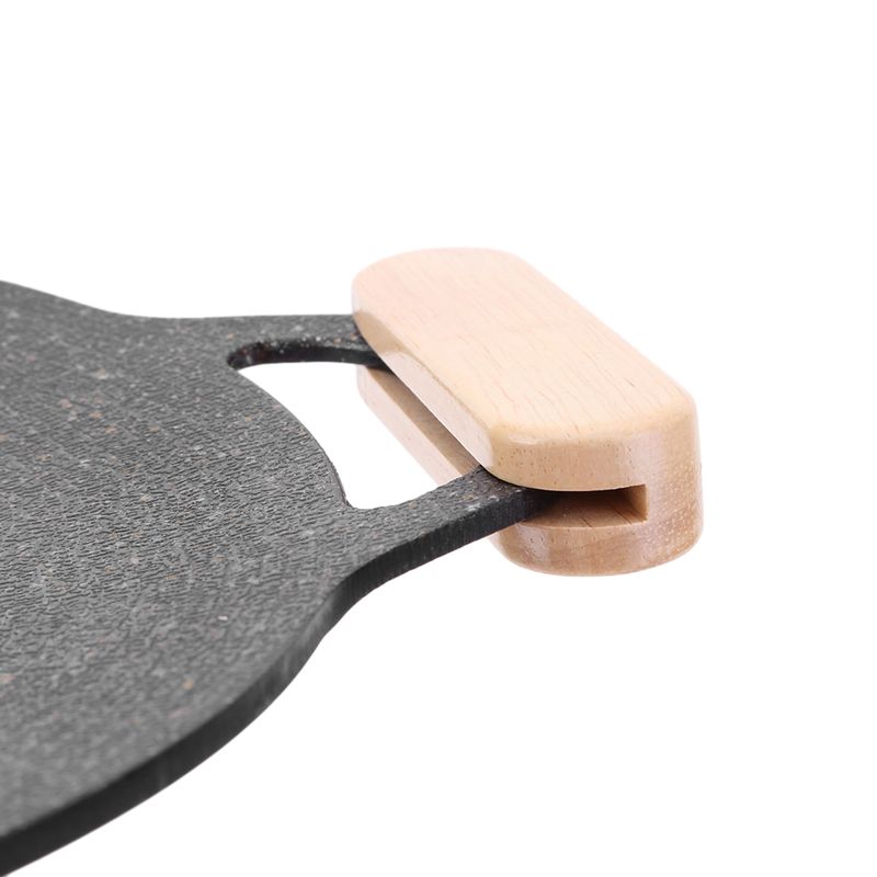 Manico per padella per barbecue in legno massello, anti-scottatura, 2 pezzi, manico isolato, resistente al calore, per pentole, padella per salsa, padella per grigliare_voghion.com