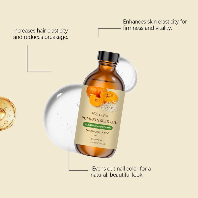 Olio essenziale VIARELINE Cura delicata per capelli e unghie Idrata la pelle del corpo Non appiccicoso_voghion.com
