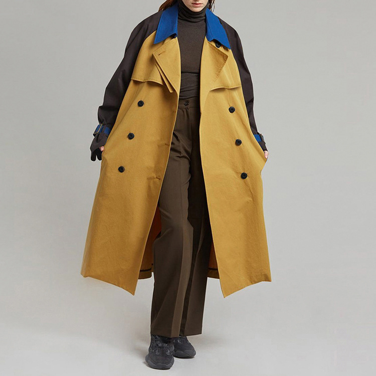 Dametøj Efterår og vinter Ny mode Casual Trench Coat_voghion.com
