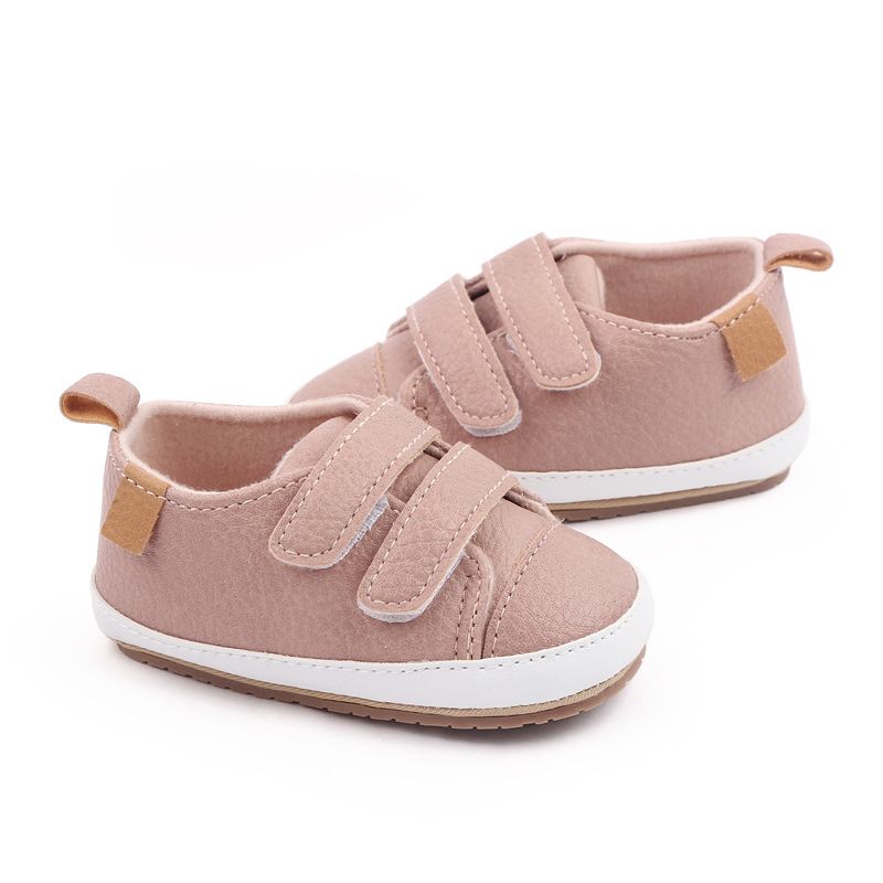 Mère et enfants printemps et automne chaussures bébé 3-6-12 mois bébé double Velcro chaussures enfant en bas âge chaussures bébé M22-13_voghion.com