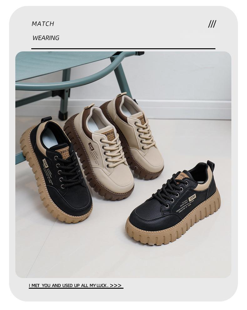 Die neueste Internet-Berühmtheit von 2024 New Student Korean Edition Instagram Trendy Vielseitige Dicke Sohle Board Frühling und Herbst Casual_voghion.com