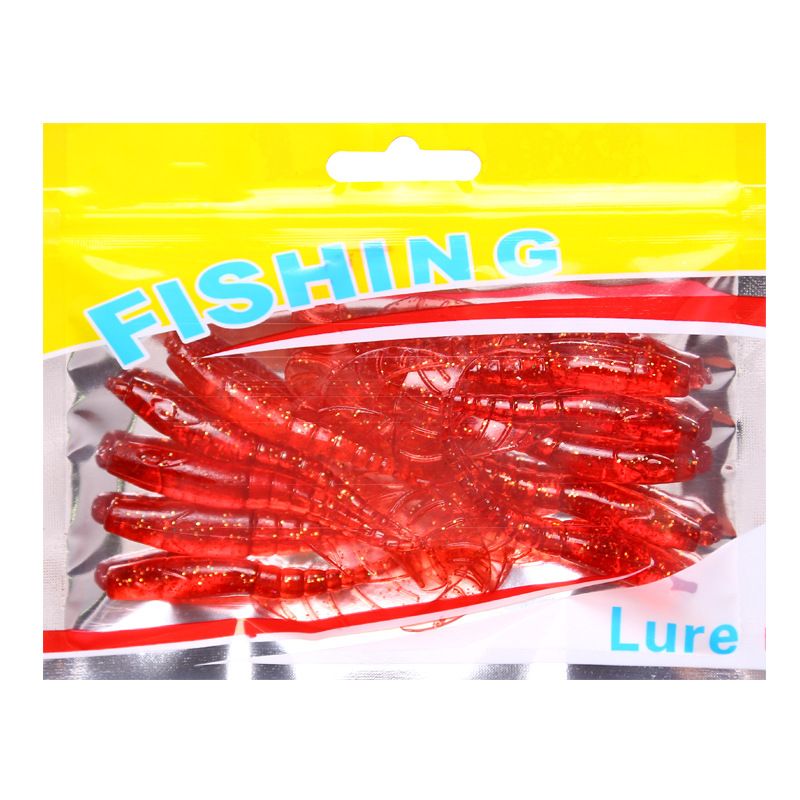 Köderrock, gekräuselter Schwanz, leuchtender weicher Köder, Simulationsköder, Süßwasser-Seefischerei, Schwarzkopf-Mandarinfisch, nach oben gerichteter Mund, weicher Fisch_voghion.com
