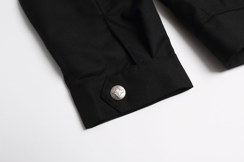 Eon Modish 25 Herbst Neue Amerikanische Mode High Street Persönlichkeit Patchwork Zweiteiliger Lockerer Jackenmantel_voghion.com