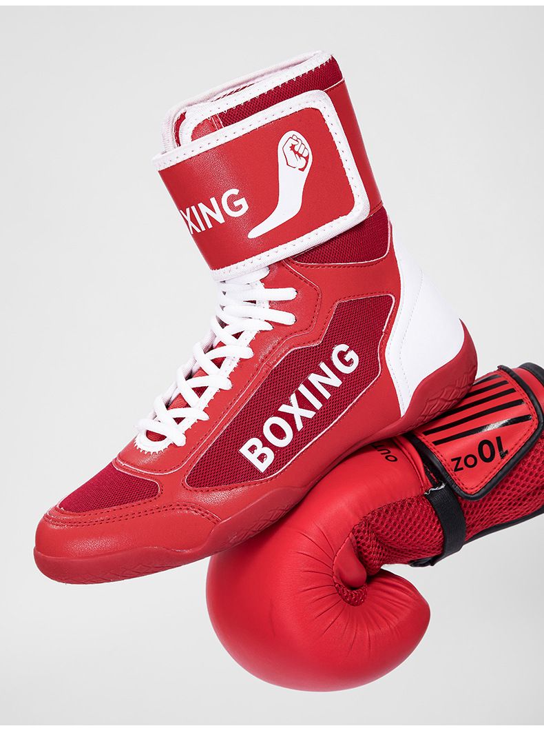 Zapatos de boxeo para hombre, para interiores, sanda, entrenamiento de lucha, antideslizantes y resistentes al desgaste._voghion.com