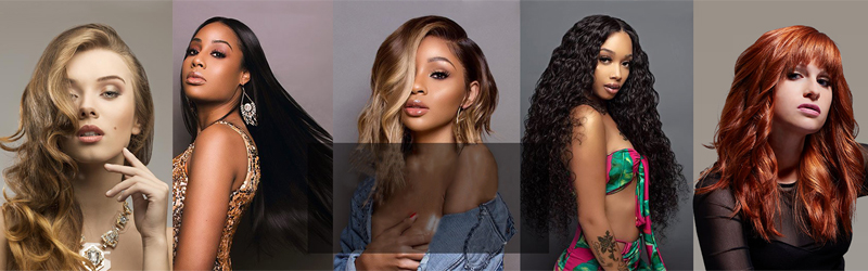 Pelucas de encaje sin cola rizadas rizadas del pelo virginal sin procesar Peluca rizada afro del pelo humano de la Virgen del 150% de la densidad Pelo del bebé alrededor_voghion.com