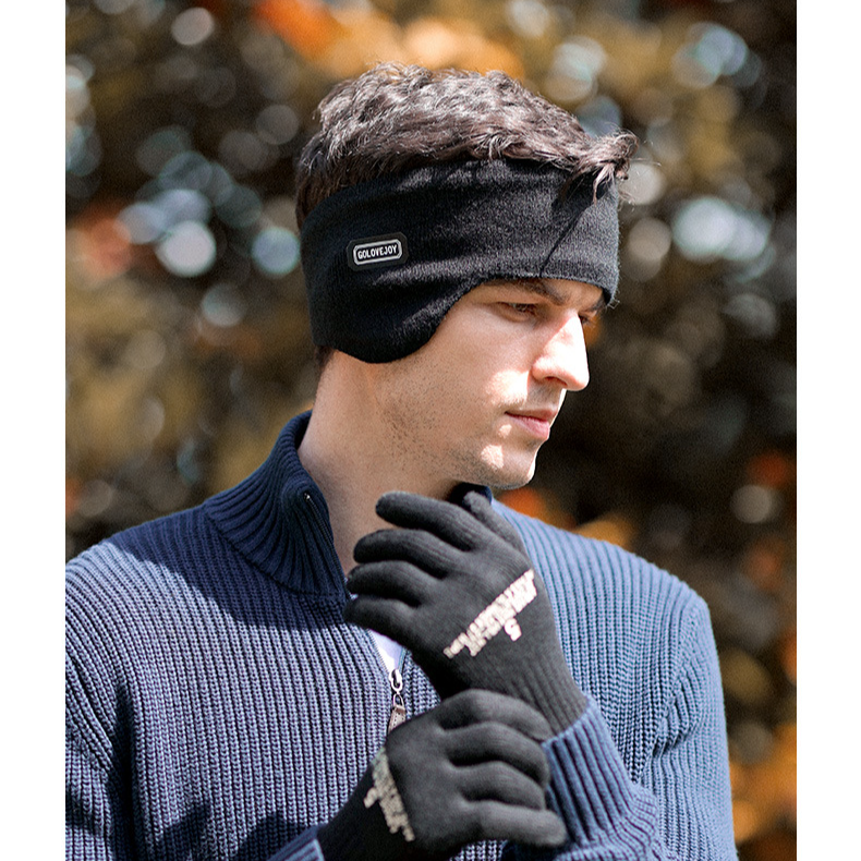 Unisex Wanter Ski Ouermuschelen fir Männer Outdoor Sport Reiden Wanddicht Duebelschicht waarm Kappbedeckung nom Gebrauch_voghion.com