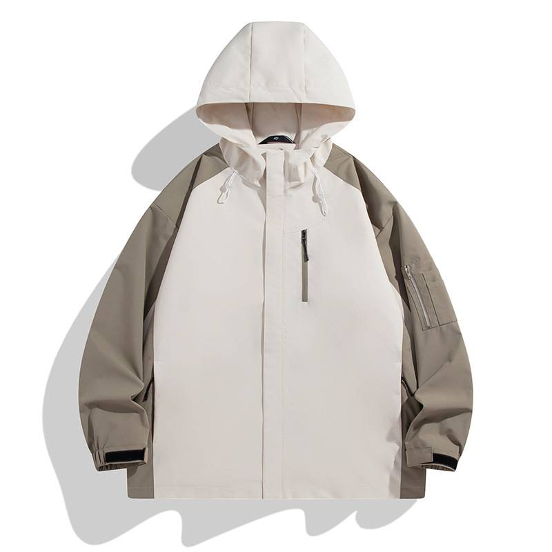 Men's Clothing Outdoor Jacket Spring Color Matching Workwear Jacket Versatile Casual Jackets_voghion.com