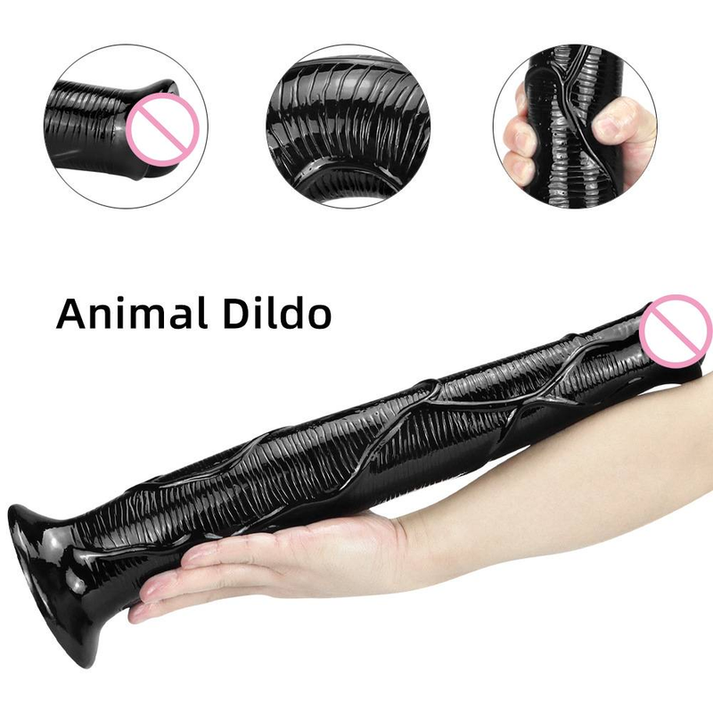 Realistischer Tierdildo mit Saugnapf, riesiger großer Pferdedildo, Analsexspielzeug für Frauen und Männer, schwul, Masturbatoren für Erwachsene_voghion.com