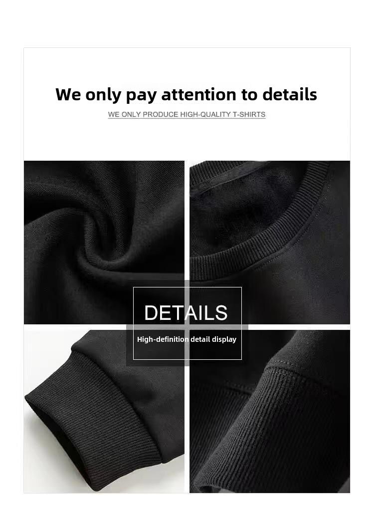 Bedruckte Marke Herbst Winter Neue Sweatshirt Pullover Langarm Casual Rundhals Trendy Top Herren Nischenoberbekleidung_voghion.com