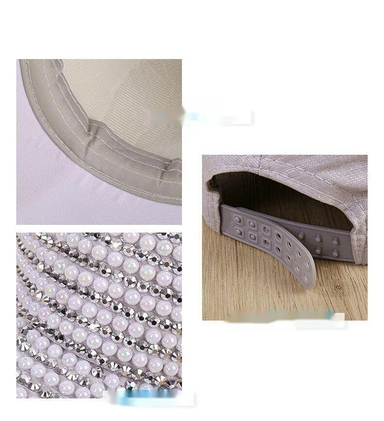 Nei Pearl Baseball Damen Hardtop Fréijoer/Summer Outdoor Sport Strooss Sonneschutz Hutt_voghion.com
