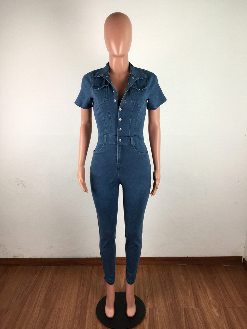 Women's Clothing sexy fashion denim jumpsuit ready_voghion.com