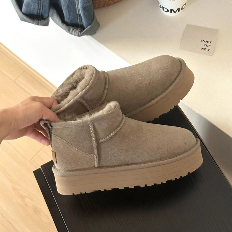 2023 New Snow Zhou Dongyu Mini stivali corti rialzati con suola spessa scarpe da donna_voghion.com