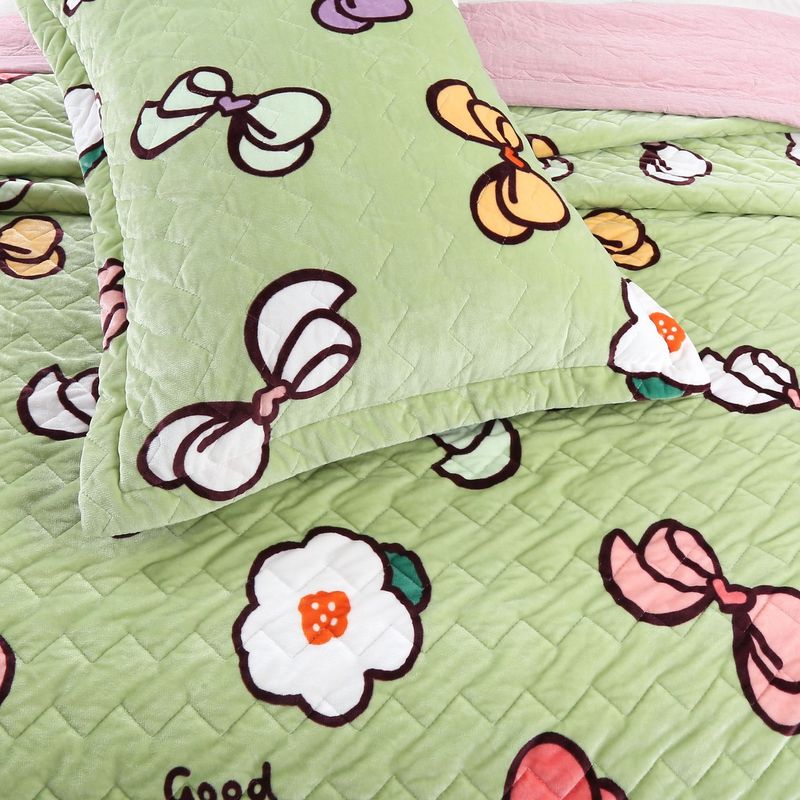 Douyin transmissão ao vivo fio tingido algodão puro capa de cama três peças conjunto inverno dupla face bebê lã lençol conjunto de cama fabricante_voghion.com