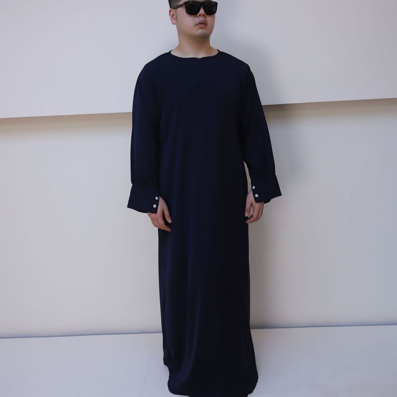 Fashionable Women's Robe 2-Piece Set Covering And Face Revealing Dual-Use Stylish Design_voghion.com