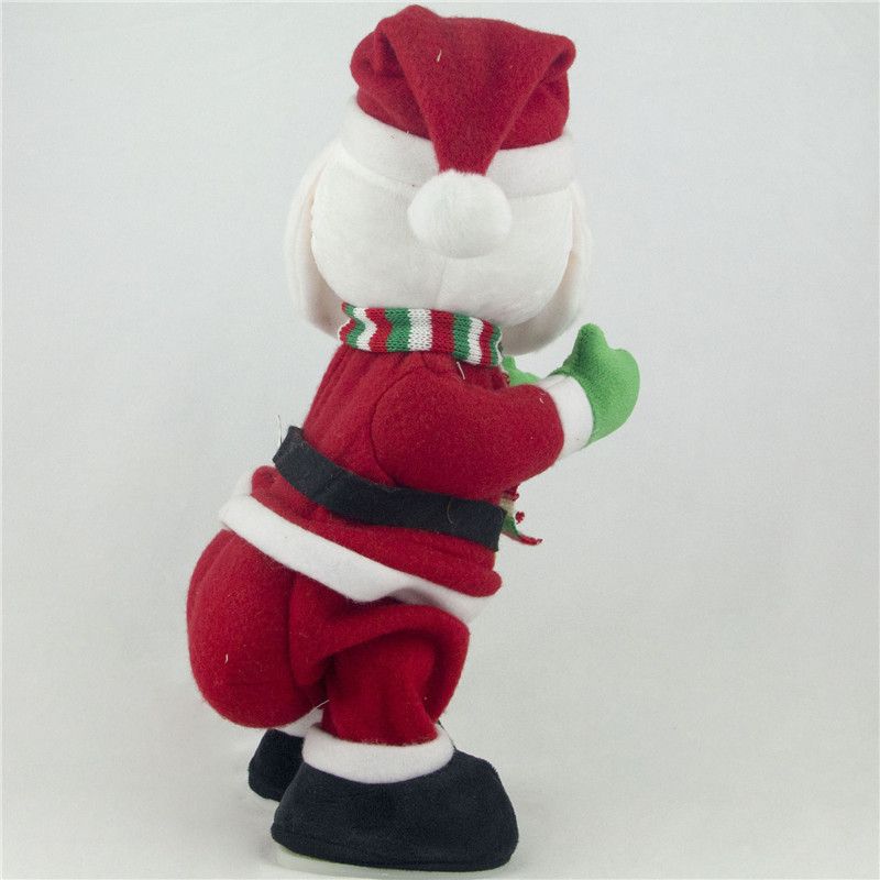 Dancing & Singing Santa Claus Plush Toy - Interactive Christmas Decoration With Shaking Butt For Kids & Holiday Parties_voghion.com