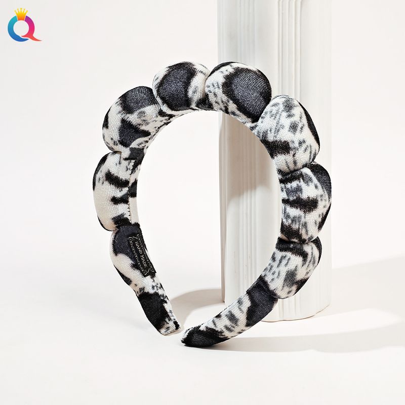 Fascia per capelli da spa - Fascia per capelli in spugna con morbida schiuma per chioma alta, trucco e cura della pelle_voghion.com