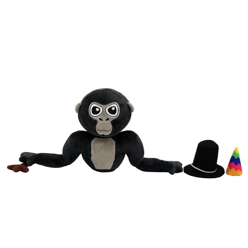 Nouveau 25cm Gorilla Tag Monke Anime Peluche Peluche Animaux en Peluche Doux Peluche Enfants Cadeaux Poupée Anniversaire_voghion.com