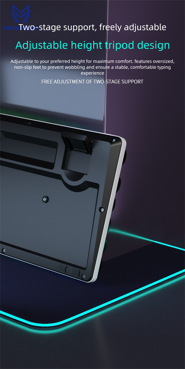 Moken Private Model Wired Gaming Keyboard With Lighting, Mechanical Feel, Good For Typing, Office Gift_voghion.com