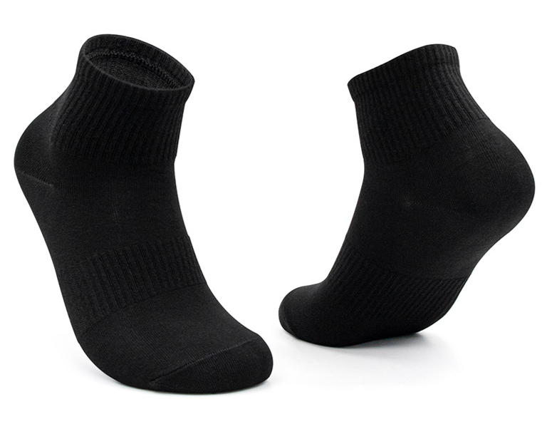Schuhzubehör Socken aus reiner Baumwolle, dünne antibakterielle Herrensocken für Herbst und Winter, ohne Knochen, atmungsaktive Baumwolle für Herren in Schwarz für Frühling und Sommer_voghion.com
